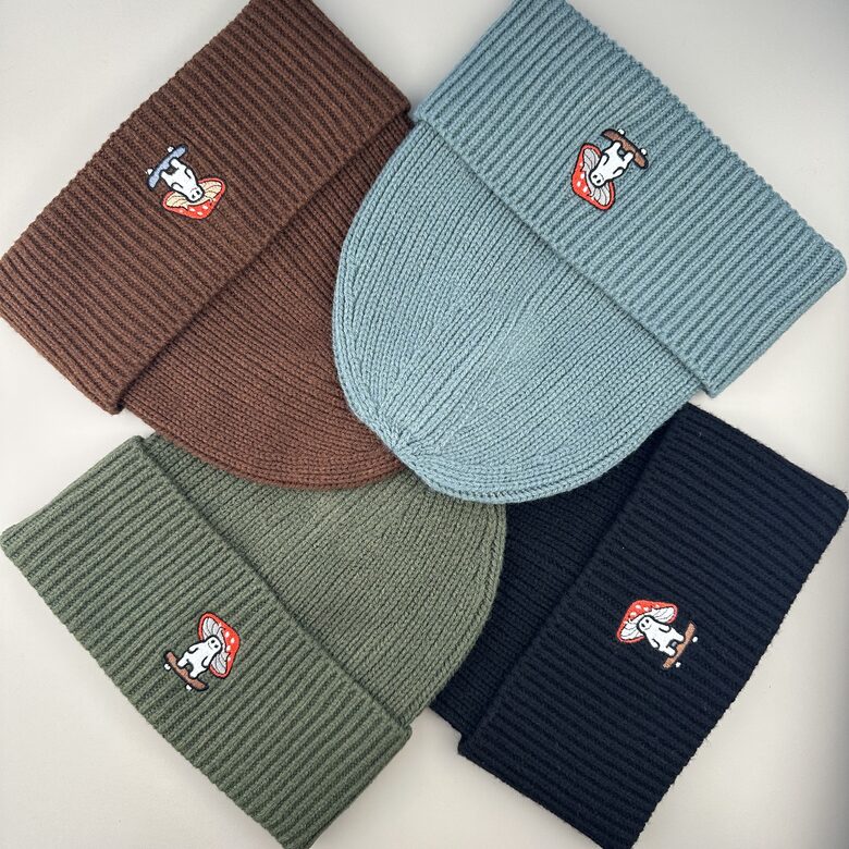 Ziemas cepure Sēne skate, pagarinātā