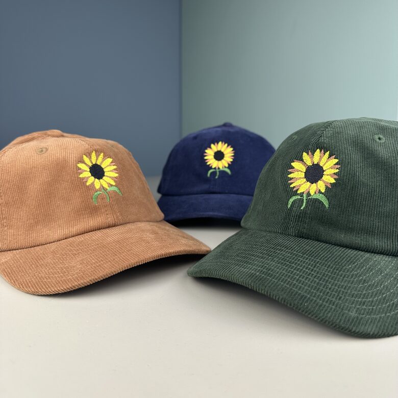 Cepure ar nagu Saulespuķe (velveta)