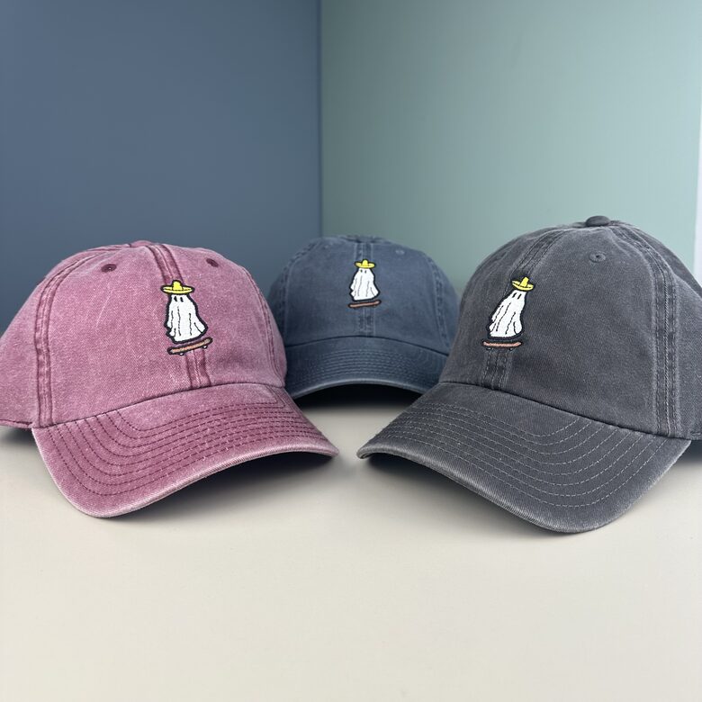 Cepure ar nagu Meksikāņu spoks uz skrituļdēļa (washed)