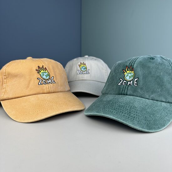 Cepure ar nagu Zeme (zema profila piegriezums)