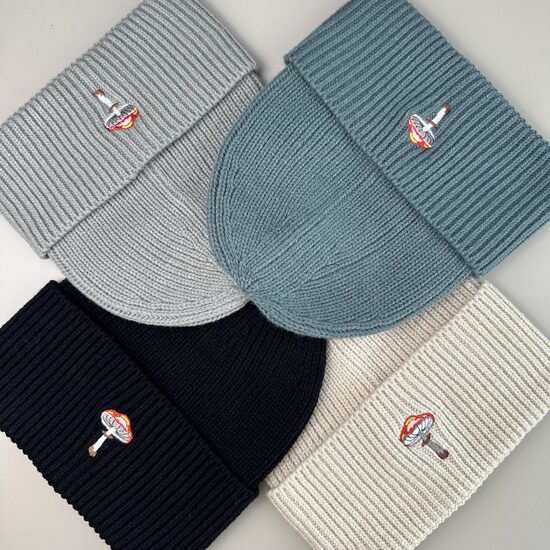 Ziemas cepure Mušmire, pagarinātā